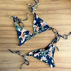 Beach Riot Marina Navy Bikini